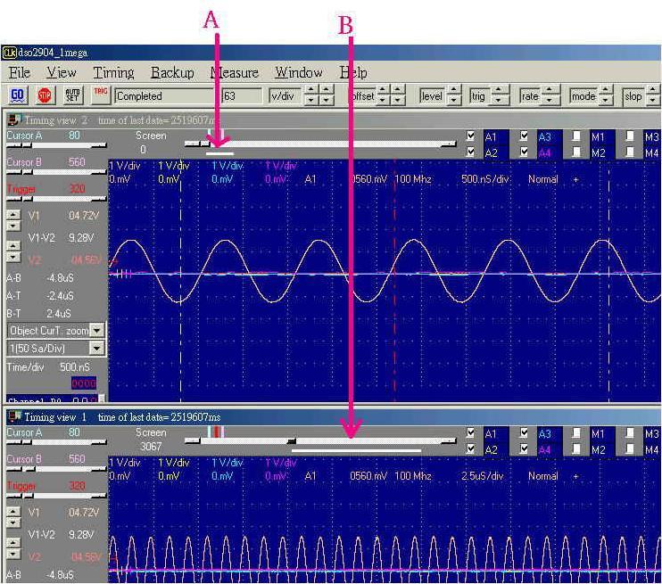 Multi-window This software is a revolution software, it have a lot of new function, even tradition famous Oscilloscope have not these powerful function.