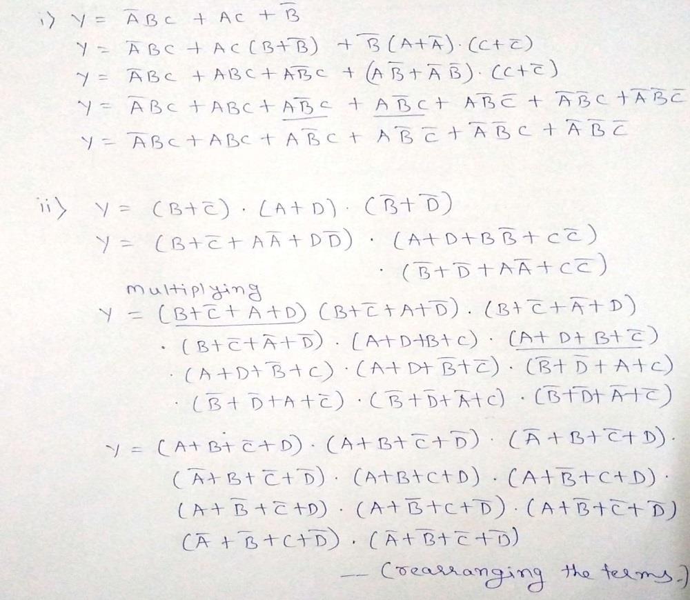 Each correct conversi on: d) Draw logic diagram of 8:1