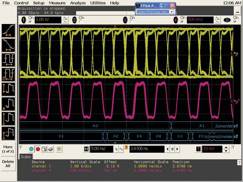 Infiniium Benefits Infiniium 8000 Series oscilloscopes Model Bandwidth Channels Sample rate Standard memory Maximum memory DSO8064A 600 MHz 4 scope 4 GSa/s 8 Mpts 128 Mpts MSO8064A 600 MHz 4 scope +