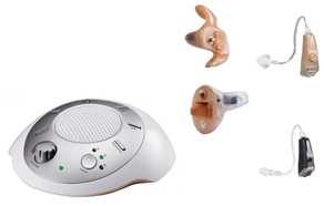 Sound Therapy Devices Hearing Aids Compensate for auditory deprivation by feeding sound to the