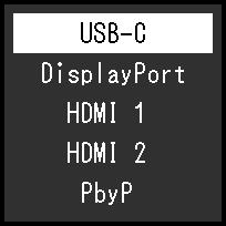 2-2. Switching Input Signals When a monitor has multiple signal inputs, the signal to display on-screen can be changed.