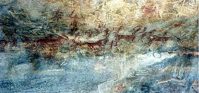 Beginning of writing could be traced to paintings done by pre-historic man in