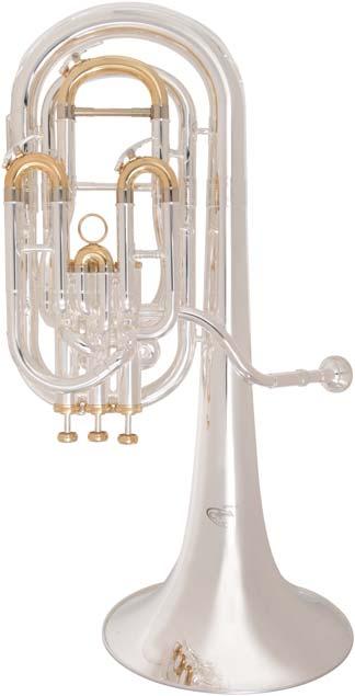 EUPHONIUM OUTFIT Silver-plated body Lacquered caps and slides 4