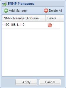 3 Download SNMP MIB Files Clicking this button prompts the user for the IP address of the SNMP trap manager.