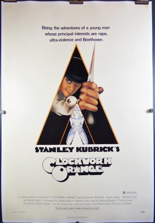 A ClockWork Orange (1971) Being the adventures of a young man
