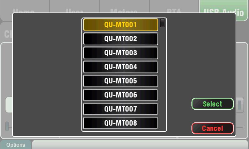 Multitrack Record You can record to a USB hard drive plugged into Qu-Drive: 18 Tracks = CH1-16 and a patchable stereo pair Record format = 48kHz, 24-bit, WAV file Data