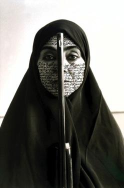 Shirin Neshat is a female Iranian artist whose