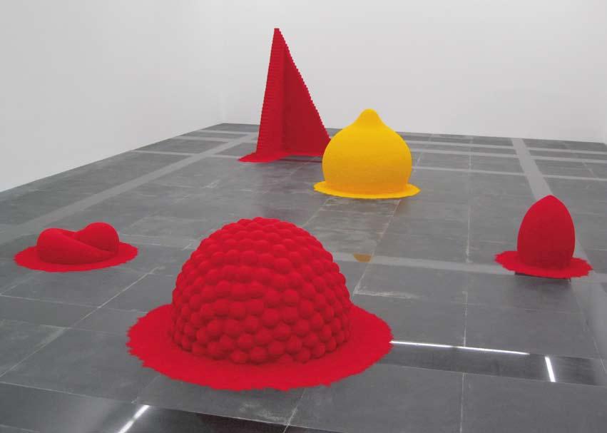 Anish Kapoor, To Reflect an Intimate Part of the Red, Mixed Media, Pigment, 1981. SZ: It has been about 10 years since gallerists in India have been trying to show your works.