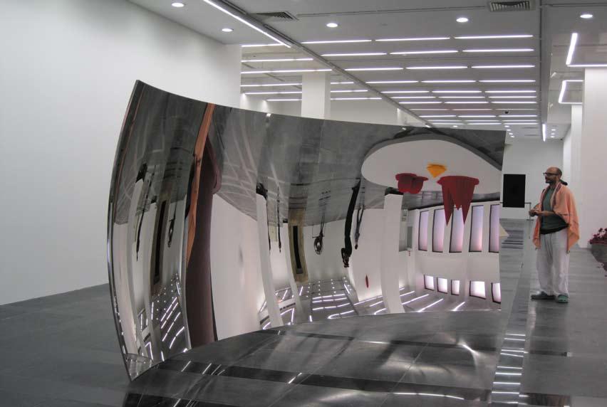 Anish Kapoor, Vertigo, Stainless Steel, 1981. has to do with power. In a way, art also plays in that game. Why not? SZ: So you have no hesitation in talking about money and art in the same breath?