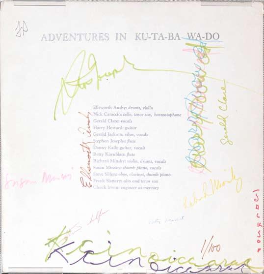 He combined these interests with bookbinding and printing in Adventures in Ku-ta-ba Wa-do, for which he composed and performed music, as well as published the book based on Jackson s poetry and