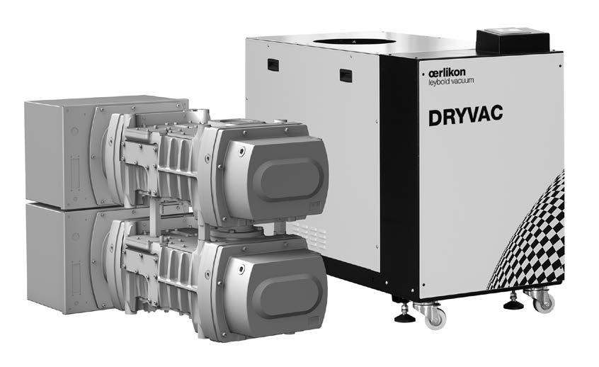 General DRYVAC DV 450 to DVR 5000 C-i DRYVAC is a new family of dry compressing screw vacuum pumps available with different features depending on the specific application.