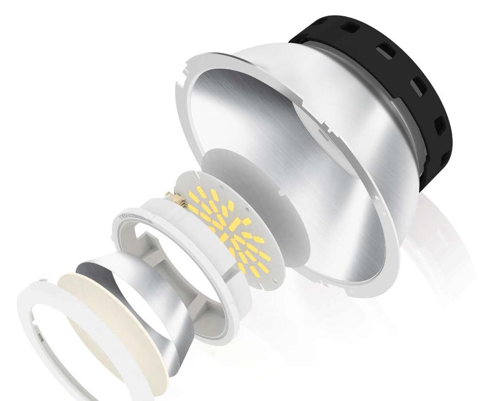With this high system light output, LG LED Downlight is an economically efficient alternative to all 26W and 32W compact fluorescent lamps in single-and twin-lamp types.