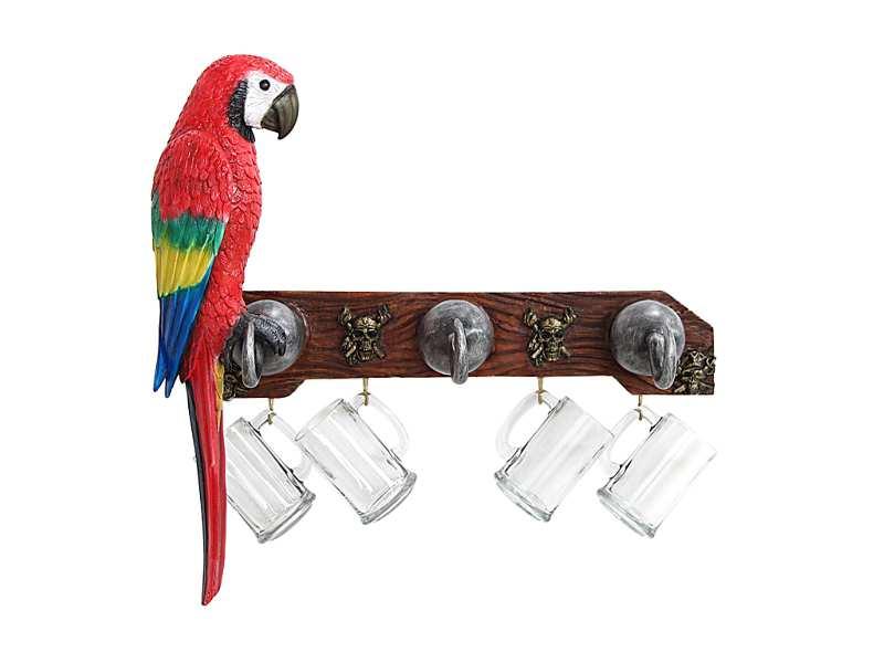 755 - Pirates Coat Hat Hanger - Parrot - 2 756 - Medieval Knight In Shining Armour - 1