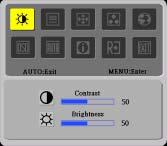 How To Adjust A Setting 1. Press the MENU-button to activate the OSD window. 2. Press < or > to select the desired function. 3. Press the MENU-button to select the function that you want to adjust. 4.