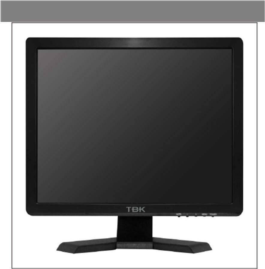 TFT LED Monitor Monitor TFT LED USUR MANUAL TBK-M1911 /