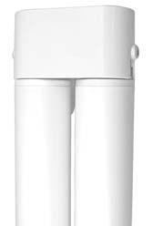 Twist Filter Cartridge A simple twist top mechanism enables hygienic removal of the contaminated filter.