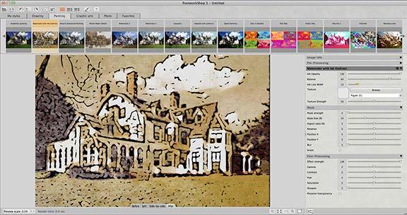 Let's get started! Working in Simple mode, add an image from your hard drive. In the screenshot below, I have the Painting Styles tab selected.