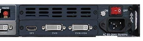 Splice DVI Outputs in Any Configuration Output 4K including UHD as standard via DisplayPort, or scale and splice to the two standard DVI outputs.