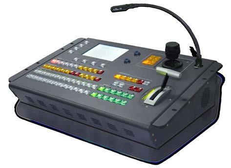 Remote Control Plus CP2048 provides a console / vision mixer style remote control solution for Venus X3 products and The console features a familiar T-bar handle for vision mixing