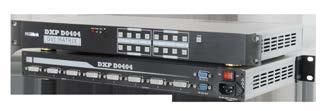 DXP D0808 Compact matrix and routing for 8x8 DVI inputs/outputs, DXP D0808 is only 1RU.