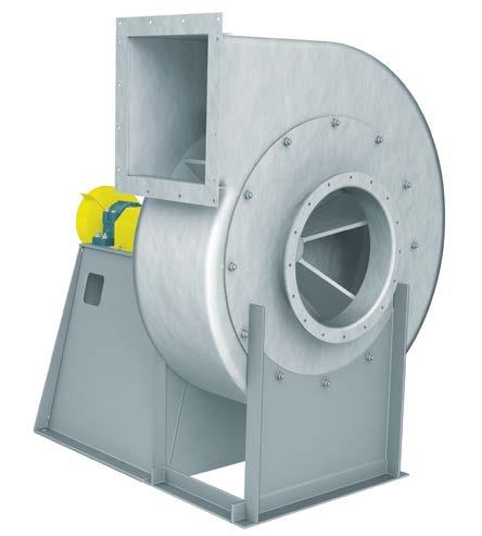FIBERGLASS CENTRIFUGAL FANS Model RBOF The RBOF fiberglass fan offers superior corrosion resistance to gases, fumes, and vapors.