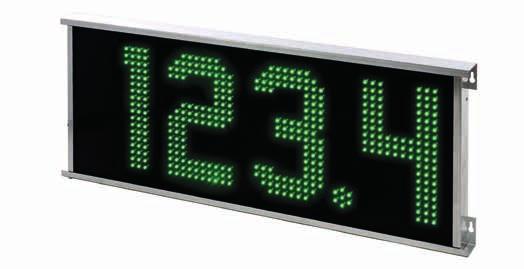 Produced with the highest standard in LED s, ensuring the best readability in direct sunlight, this intelligent LED display
