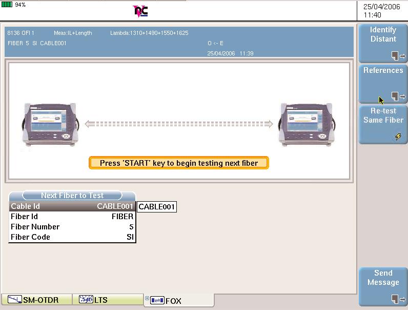 Store complete test results in both test units and generate on-site reports (master-master system).
