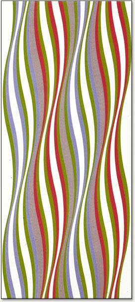 Angleška slikarka Bridget Louise Riley, znana po svojih značilnih optično vibracijskih slikah, raziskuje optični fenomen in jukstapozicijo barv ter oblikuje optične iluzije.