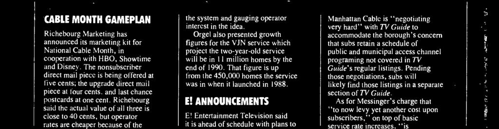 All programing will be produced locally, and distribution of the service will be through syndication of local cable channels.