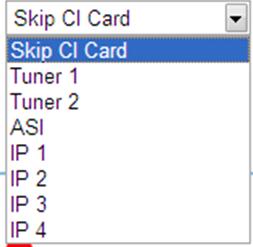 input 1 to 4, while card C & D A are designed to descramble tuner 3 & 4, ASI input and IP input 1 to 4.