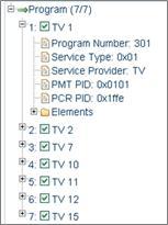 Number before slash indicates the programs which have been descrambled. Number behind slash indicates the whole programs from the selected channel.