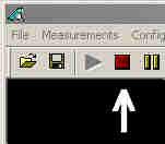 To start the measurement: Click the start icon in the menu bar of CMUgo: Fig. 3.2.