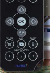 Point the IR Remote Control at the Receiver unit and press the MENU button. 2.