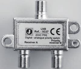 LNB 9337 Frequency range: MHz 950-2150 Insertion loss db < 3,5 Isolation db > 15 Signaling bypass to LNB - 22 KHz tone and 13/18V power Switch control -