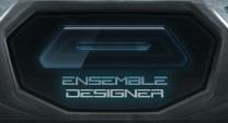 The ENSEMBLE DESIGNER button switches the GUI to/from the ENSEMBLE DESIGNER page (see below).