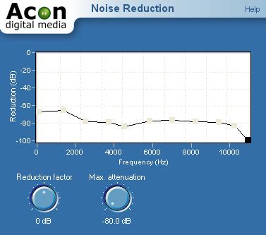 Audio Processing 5.4.4 53 Removing Noise with a User Drawn Profile If no pauses are available for noise analysis you can draw a noise profile by hand. Select Enhancement Noise Reduction.
