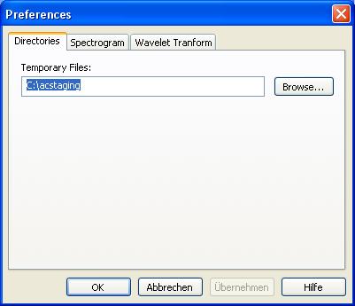 78 Acoustica Premium Edition User Guide The Preferences dialog box The preferences are organized in different pages.