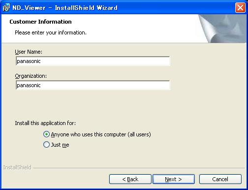 Install the viewer software Screenshot 1 The install wizard window will be displayed. Step 1 Double-click the downloaded file (n3vsetup.exe).