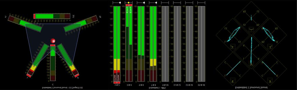 Audio Monitoring Functions The OTR 1001 provides a comprehensive range of audio monitoring functions. The basic AUDIO option supports 16 channels of PCM embedded audio input.
