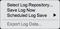 Log repository setup in the user interface To allow access to logged data, you need to configure the Sentinel web interface with the location of the log repository.