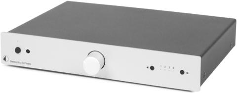 Série MAIA STEREO BOX S Phono PVP 360,00 Stereo integrated amplifier with analogue & phono inputs High End integrated amplifier with 3 line & 1 phono input (MM) 2x 30 watts @ 4 ohms Gold plated