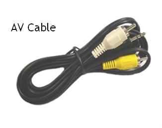 AV Cable Video Out DELETE ALL Select this item to delete all saved still photo, and video files.