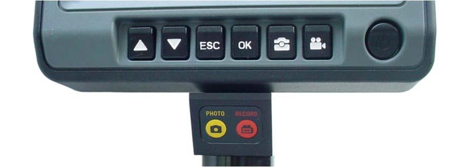 Display / Image Capture Control Button Locations: ESC OK If a bend must be negotiated, articulate the tip in the direction of the bend to keep the tip from buckling.