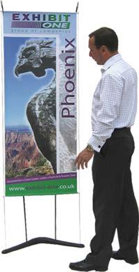Andalusian I Single sided Roller banner with interchangeable graphic,