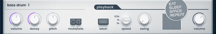 We recommend that you generally keep Latch on and stop playback using the Stop key (B4).
