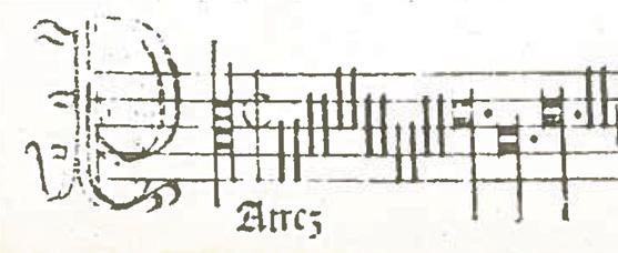 The first three tetrachords stay within the hard hexachord, demonstrating the three species of fourth as discussed by Gallicus, Burtius, and Hothby, while the fourth iteration pushes one note outside
