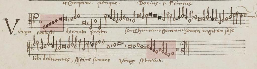 tenor. In the partbook fragments from St.