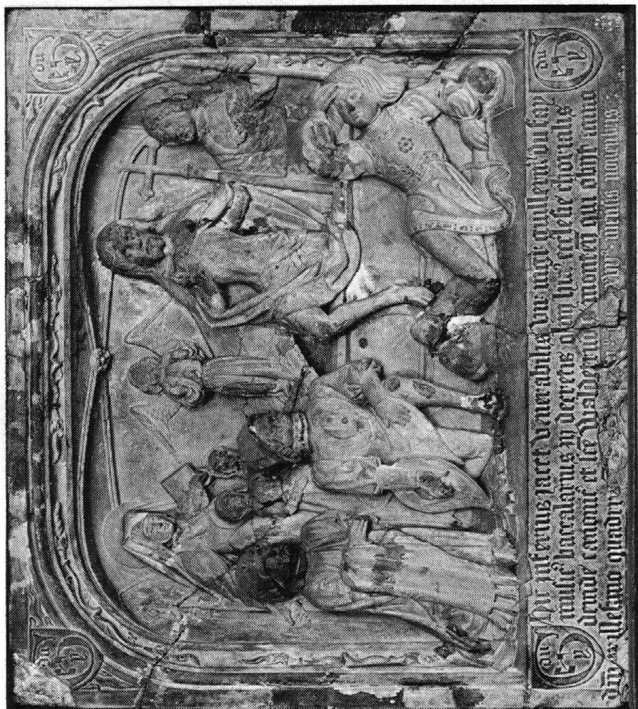 Du Fay's funeral slab (shown in Figure 2.