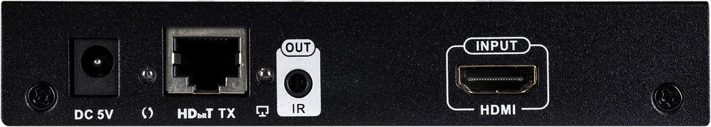 2 OMX-HDMI-2-IPV2 Installation TRANSMITTER 1 IR: Remote Control 2 Power Indicator 3 TX Channel Display 1 2 3 4 4 Reset Button 5 5VDC Power Input 6 Data Transmission Indicator 7 RJ45 Signal Output 8