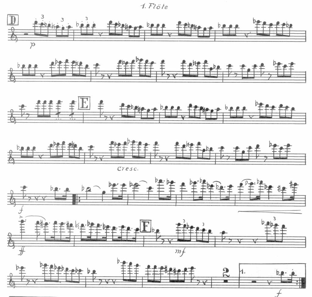 Flute Excerpt 2: March from Hindemith Symphonic